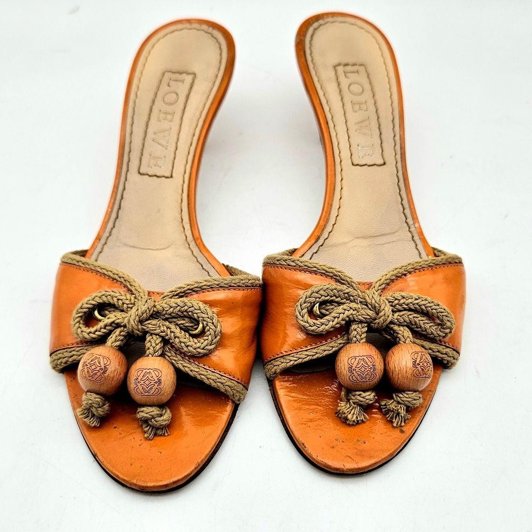 Women 7.0US Loewe Mule Sandals 625 Limited Edition VHTF Rare Elegant Style Sophi image 2