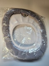 Koala Gray and White Fuzzy Child's Potty Seat Cover NIP