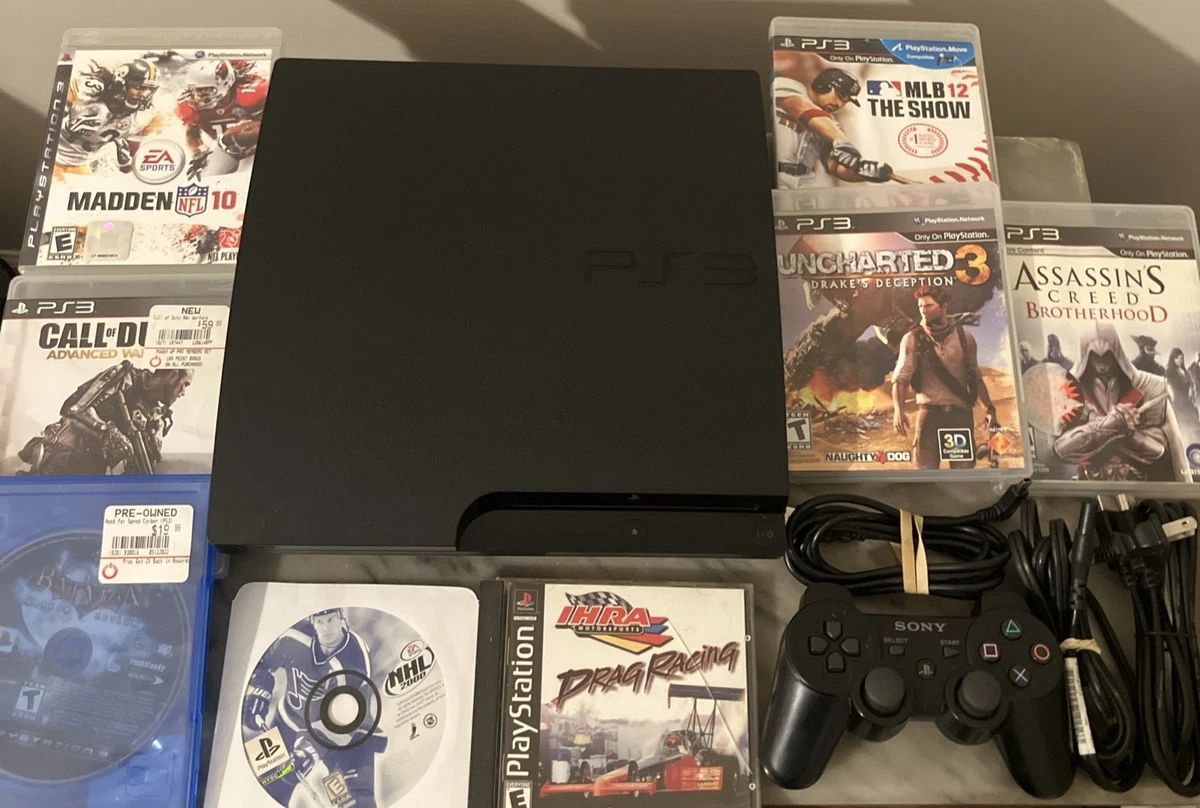 Preços baixos em Sony PlayStation 3-Super Slim Preto Consoles de