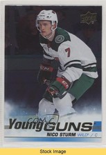 2019-20 Upper Deck Young Guns Silver Foil Nico Sturm #219 READ 8tn