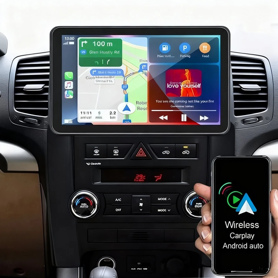 32G For Kia Sorento 2009-2013 Android 13 CarPlay Car Radio Stereo GPS Navi Foto 2 de 4