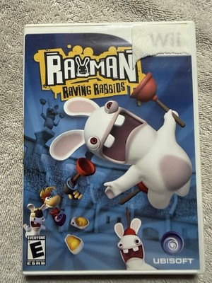 Rayman Raving Rabbids Nintendo Wii CIB Manual Tested Working Ubisoft