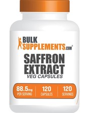 Saffron Extract Capsules 120 Count Herbal Supplement For Daily Vitality