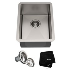 Kraus KHU101-14 Standart PRO 14" Undermount Single Basin - Stainless Steel