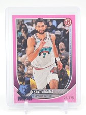 SANTI ALDAMA 2025-26 BOWMAN PINK BORDER PAPER #200 GRIZZLIES /175 Q3545