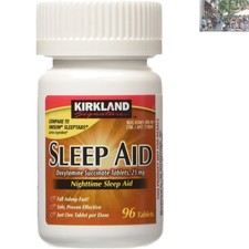Signature Sleep Aid: Doxylamine Succinate 25 Mg, 96 Tablets for Sound Sleep