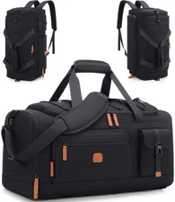 Gym Bag for Men and Women with Shoe & Laptop Compartment, 3-in-1 Sports Trave...