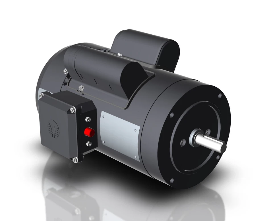 Techtop RD1-RS-TF-56C-4-B-C-.5-RND Motor 1/2 HP 1800 Rpm 1-PH 115/208-230 V 56C