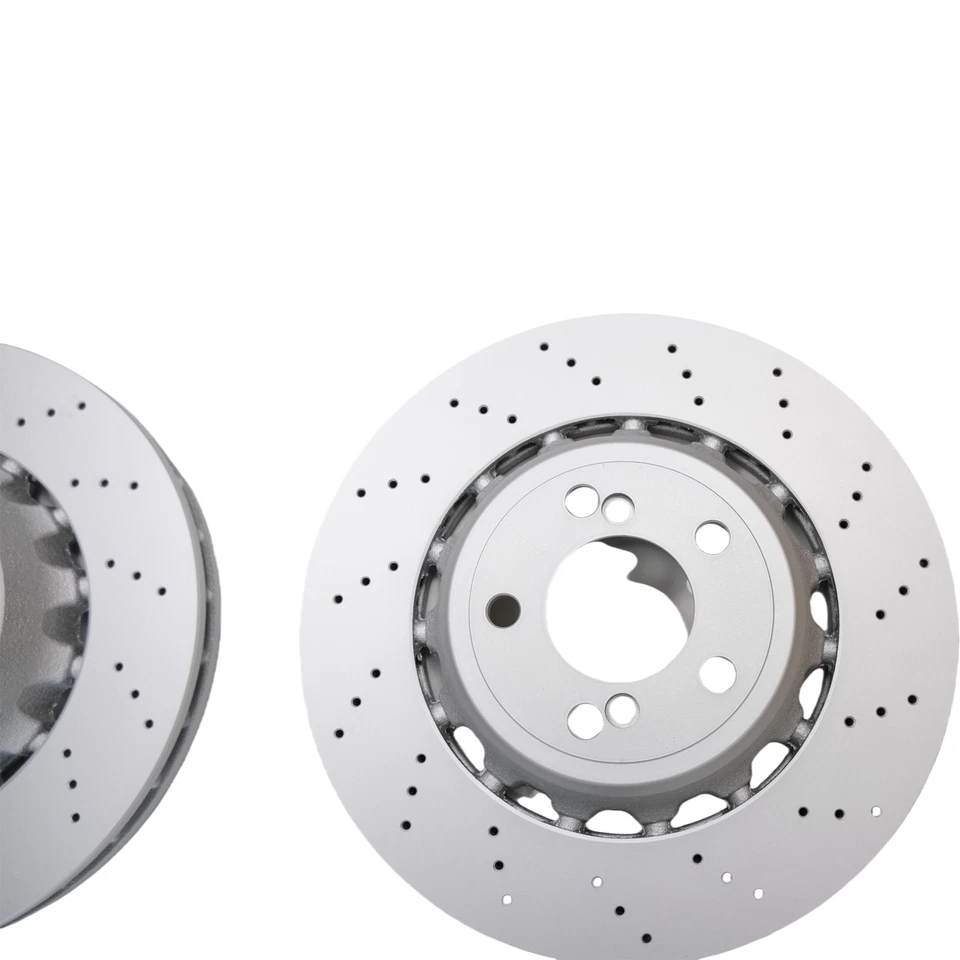 2×rotors rear drilled ventilated disc brake suitable for BMW F80 F82 F83 F87- Foto 3 de 4