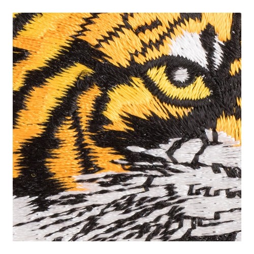 Krallengelber Tigeraufnäher, Tiger & Tieraufnäher - Bild 3 von 3