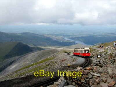 Photo 6x4 Snowdon Mountain Railway Gwastadnant A diesel train begins the  c2002