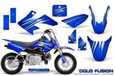 HONDA CRF 50 GRAPHICS KIT CREATORX DECALS STICKERS COLD FUSION BLUE