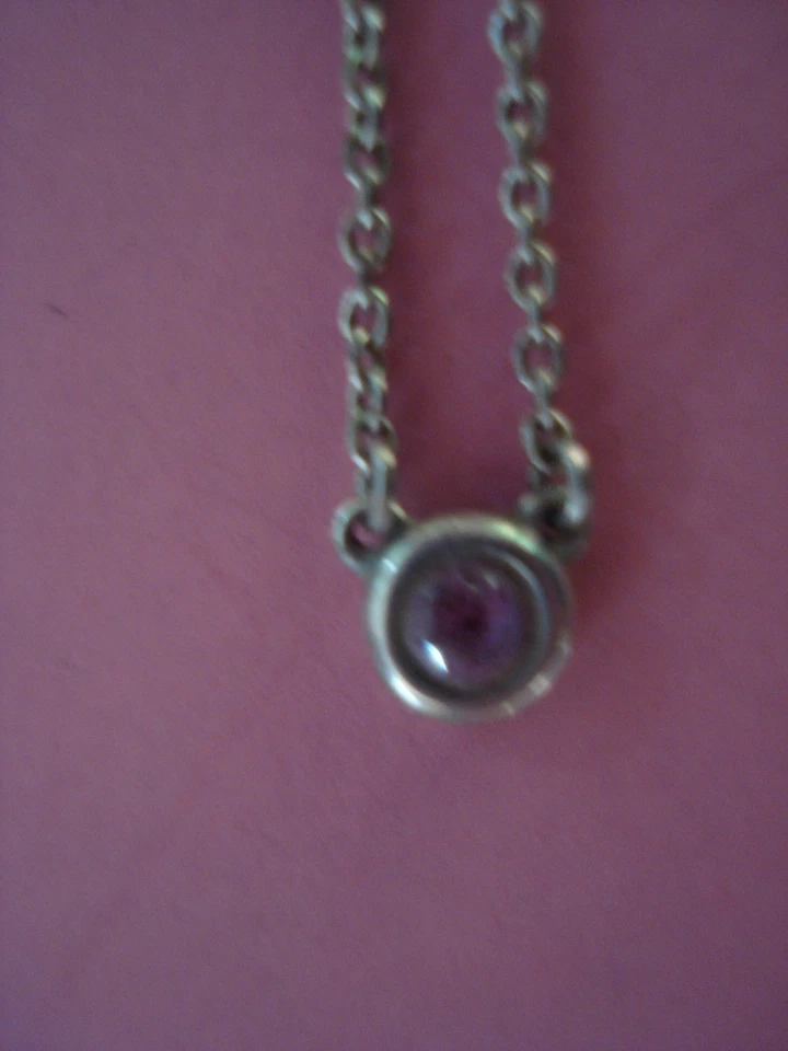 COLLAR TIFFANY & CO ELSA PERETTI POR YARDA ZAFIRO ROSA ESTERLINA .08 Foto 2 de 3