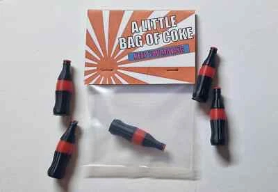 A little bag of coke! Keep you moving, funny gift, novelty prank, hen do, stag