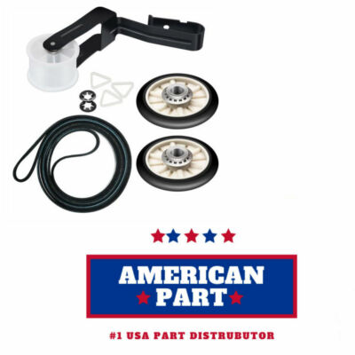 For Maytag Centennial Dryer Repair Maintenance Kit Belt Pulley Rollers P2491313K