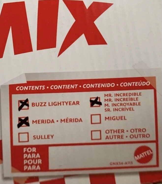 PoP! Pixar Alien Remix Pizza Mr. Incredible, Buzz Lightyear y Mérida 3pk Foto 2 de 4