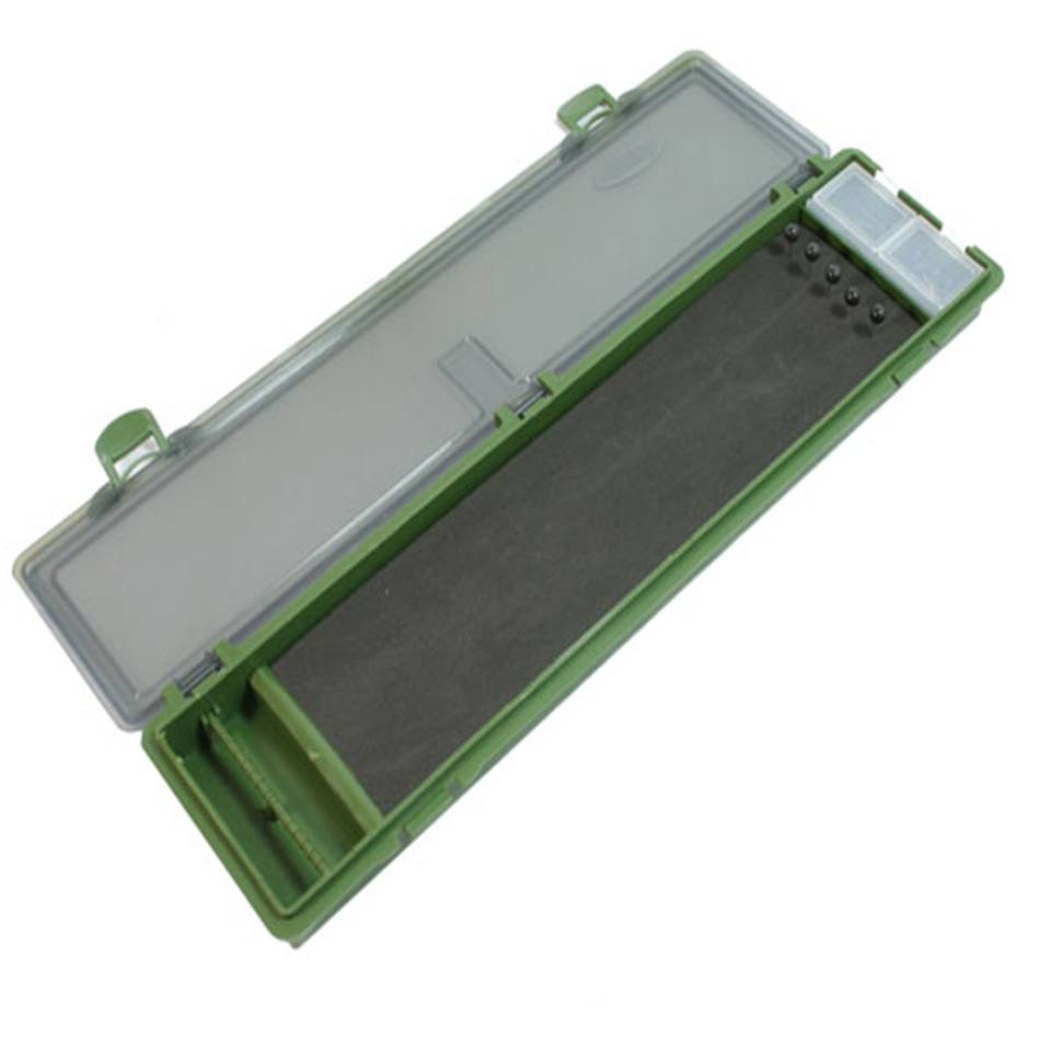 2 x NGT Carp Fishing Tackle Box Rig Board Wallet Plastic + 20 Pins For Hair Rigs - Image 4