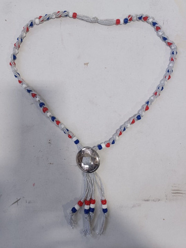 Red White and Blue 42" Bolo Tie