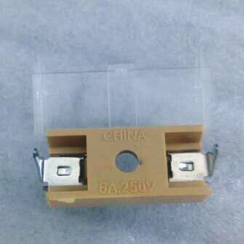 5,Panel Mount PCB Fuse Holder Case w Cover 5x20mm,FC1w - Picture 2 of 3