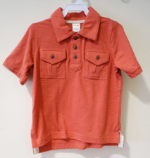 NWT Gymboree Safari Camp Mineral Red Camp Shirt Boy's Size 6