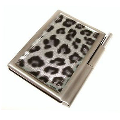 Leonardo Savannah Silver Front Glass Notebook and Pen Set