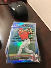 NONIE WILLIAMS 2017 BOWMAN CHROME BLUE 70TH REFRACTOR ANGELS #188/200!