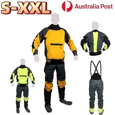 Mens 2PCS Kayak Full Suit Water Resistant Jum...