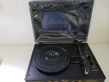 Vintage Retrolife Suitcase Bluetooth 33/45 RPM Turntable Black R609