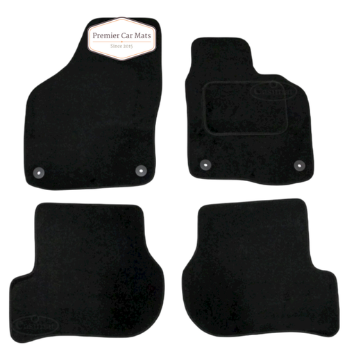 VW Golf Mk5 20042007 Tailored Black Carpets Car Floor Mats eBay