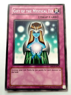 Yu-Gi-Oh! TCG Gift of The Mystical Elf Dark Beginnings 1 DB1-EN073  Unlimited Co | eBay