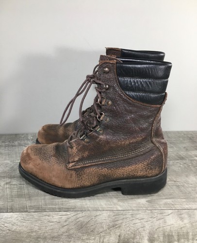 Vintage Irish Setter Sport Upland Work Mens Hunting Brown Leather Boots Size 9 - Picture 5 of 12