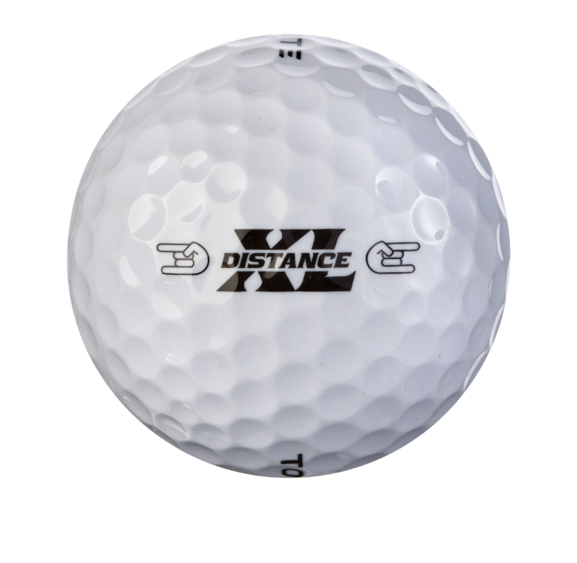 TOPFLITE XL DISTANCE Golf Balls Bulk 30 Pack White CutProof
