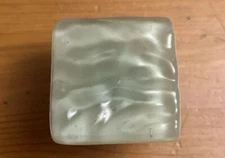 Sietto K-201 Glacier 1-1/4 Inch Square Cabinet Knob; 7 Available, Green Color