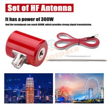 1/4 Wavelength 5M/16.4FT QRP Antenna 14M-30MHz 300W  600W HF Stainless Steel NEW