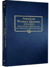 American Women Quarters PDS Album Collection 2022-2025 Coins By Whitman 4998 NEW