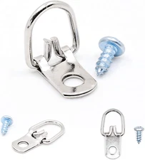 D Ring Picture Hangers with Screws - 1000 Pack - Bulk D Rings - Pro Quality Hang