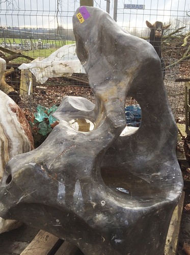 OZEANFINDLING Findling H132cm Naturstein Meeresgestein Dekostein Skulptur Stein - Bild 5 von 5