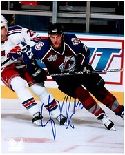 Colorado Avalanche SHJON PODEIN Signed Autographed 8x10 Pic F