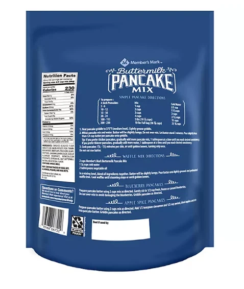Mezcla para panqueques de suero de leche Member's Mark (10 lb.) 3pk Foto 3 de 4