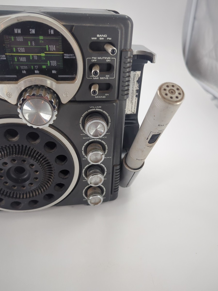 Toshiba Parabola RT-2800 Actas Boombox 1977 FM/SW/MW 3 Band Radio