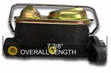 Dual reservoir master cylinder 1964-69 Ford Mustang, disc/drum Ford correct 