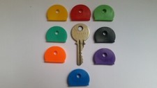 Soft Plastic Key Caps Mixed Colours Covers Top Cap Tag Door Identifier
