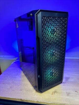 Custom Black Desktop Gaming PC intel Core i5 8GB Nvidia Quadro K2000 1TB+SSD W11