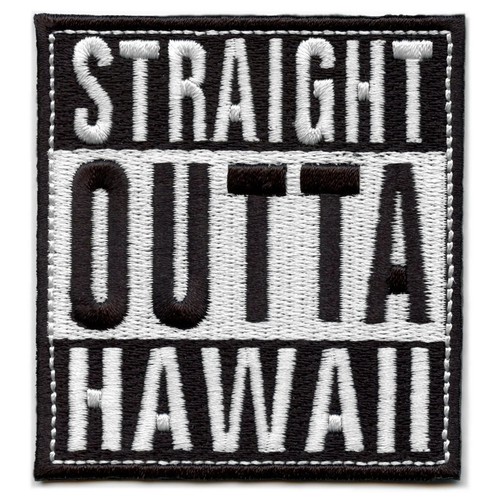 FROM HAWAII WITH LOVE - 443M - 9,5 Cm X 5,5 Cm - Ecusson Patch Brodé