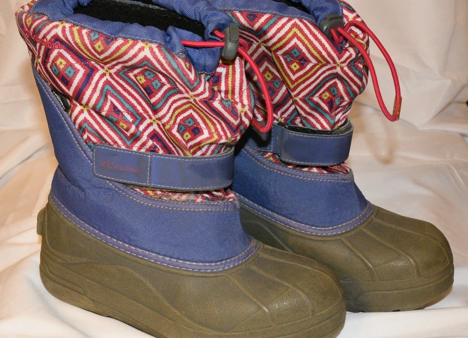 Снежные ботинки Columbia Kids для девочек Powderbug Plus II размер 4  - Изображение 2 из 4