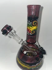 Mini glass￼ Water pipe American made hookah recycler Bubbler Spoon Hammer￼￼