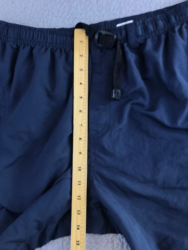 Pantalones Cortos Reel Legends Para Hombre Grandes Gris Bolsillos de Carga Nylon Cinturón Senderismo Logo Foto 4 de 4