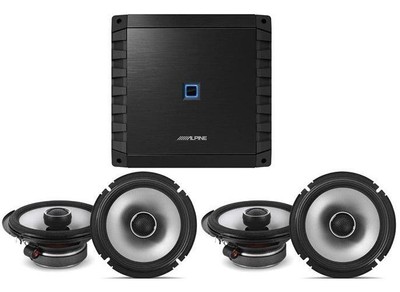 Alpine S2-A36F 600W Class-D 4-Channel Car Amplifier &2 Pair S2-S65 6.5'' Coaxial