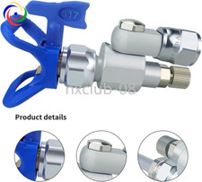 517 Nozzle Airless Paint Gun Pole Extensions Clean Shot Shut-Off Valve 287030