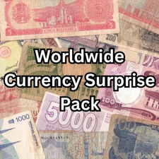 Worldwide Currency Surprise Pack – 10 Random Authentic Banknotes